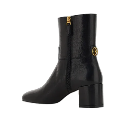 Almon-Toe High-Ankle Boots