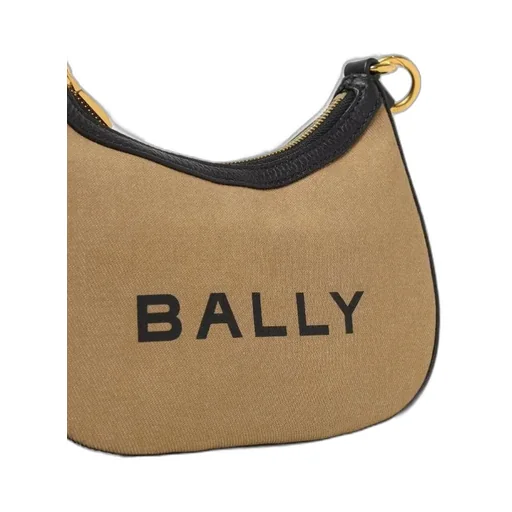 Bar Ellipse Logo Printed Crossbody Bag