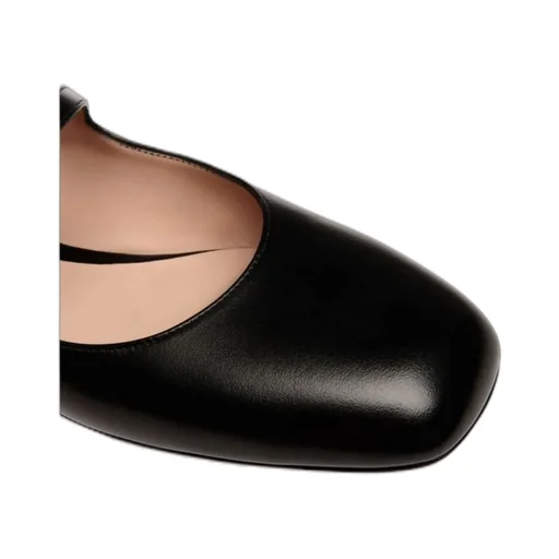 Square Toe Buckle-Strap Shoes