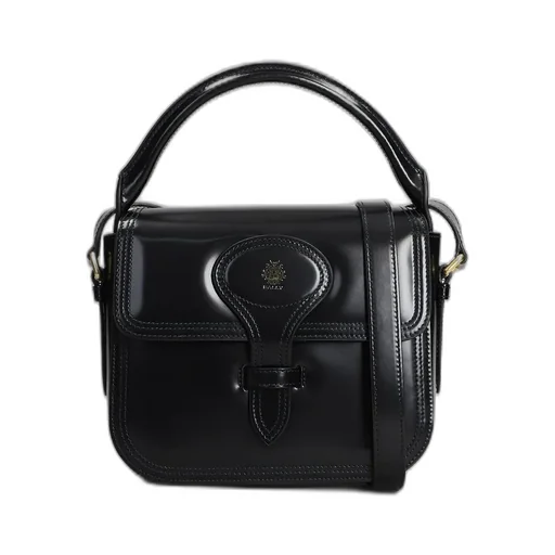Logo Printed Top Handle Bag