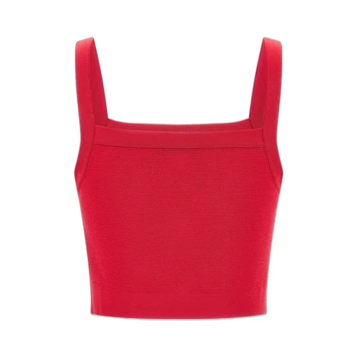 Buttons Knit Bralette Top