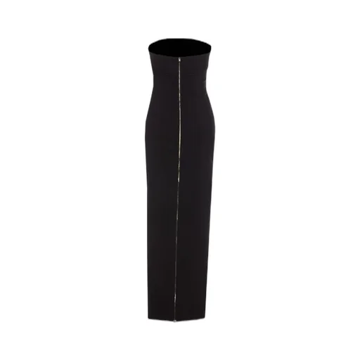 Buckle Detailed Off-The-Shoulder Dress