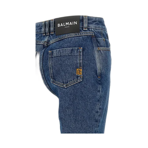 Straight-Leg Denim Jeans
