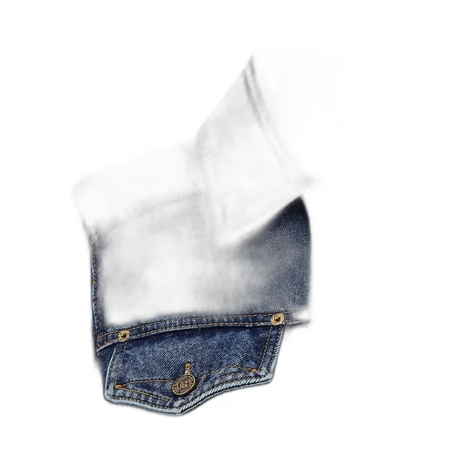 Cropped Faded Denim Jacket