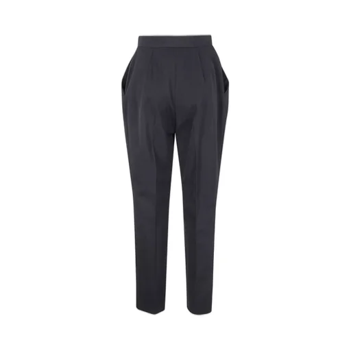 High Waist Pleat Detailed Tailored Trousers