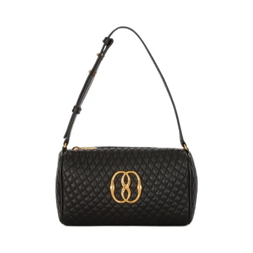 Emblem Quilted Small Clutch Bag