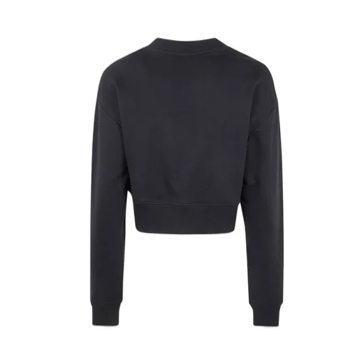 Logo Printed Cropped Sweatshirt