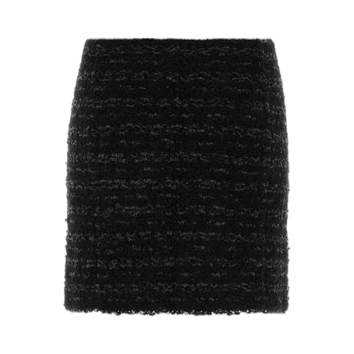Short Zipped Tweed Skirt