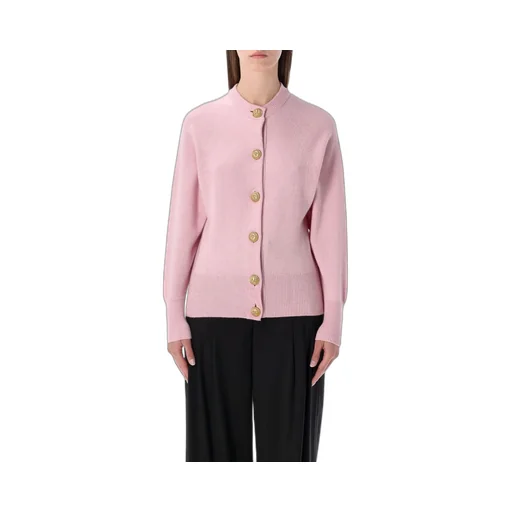 Buttoned Crewneck Cardigan