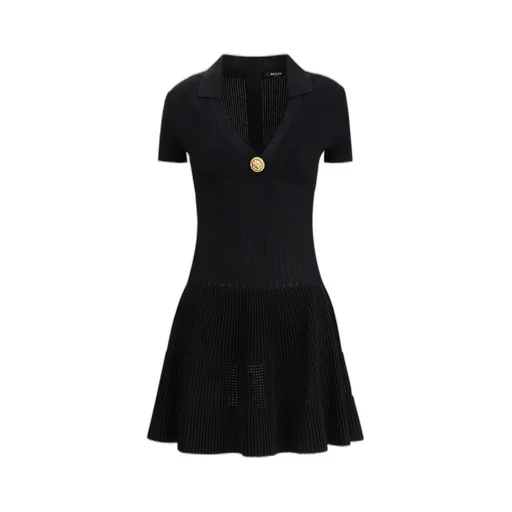 Short Flared Knit Dress