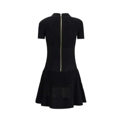 Short Flared Knit Dress