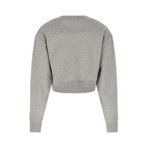 Logo Printed Cropped Sweatshirt