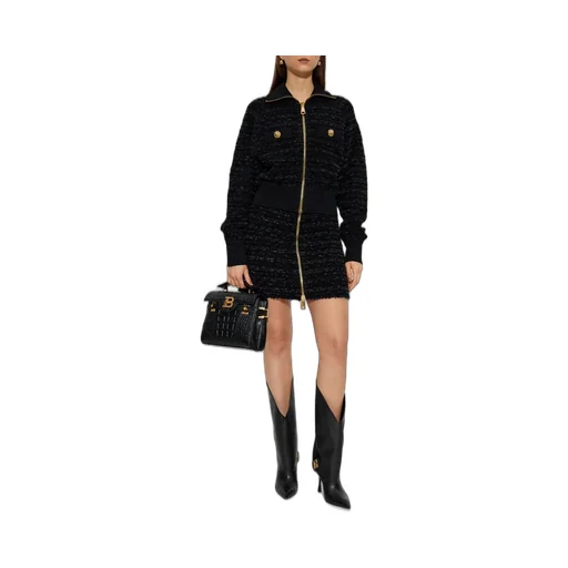 Tweed Bomber Jacket