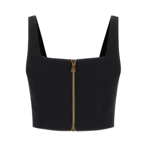 Buttoned Cropped Top