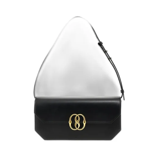 Logo Plaque Shoulder Bag