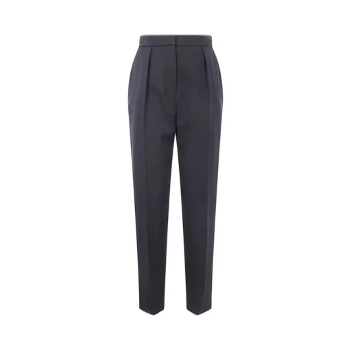 Pleat Detailed Tapered Leg Trousers