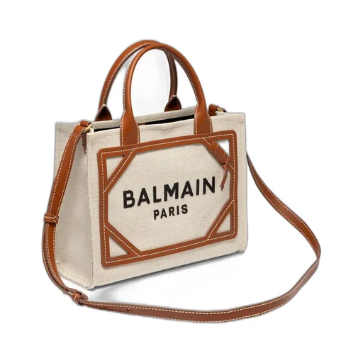 Logo Printed Top Handle Bag