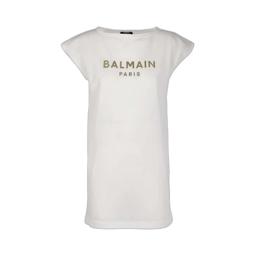 Logo Print Crewneck Mini Dress