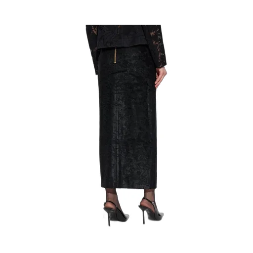 Baroque Pattern Midi Skirt