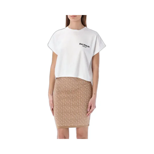Cropped Crewneck T-Shirt