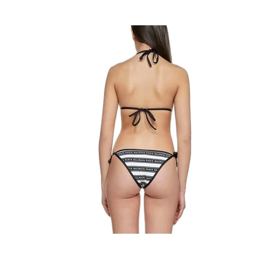 Logo Printed Strapped Bikini