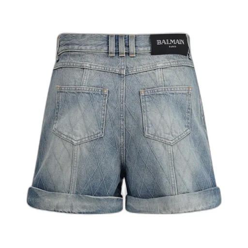 Short Diamond Denim Shorts