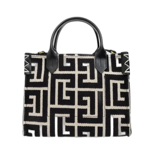 B Army Monogram Jacquard Small Tote Bag