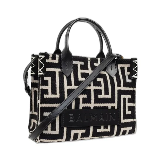 B Army Monogram Jacquard Small Tote Bag