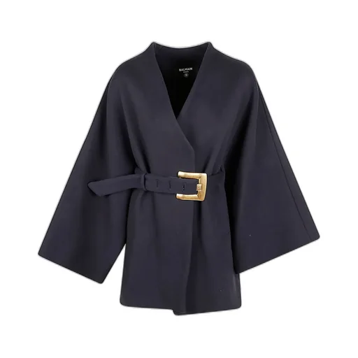 Belted Wide Sleeved Coat