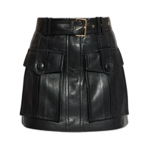 Short Leather Skirt