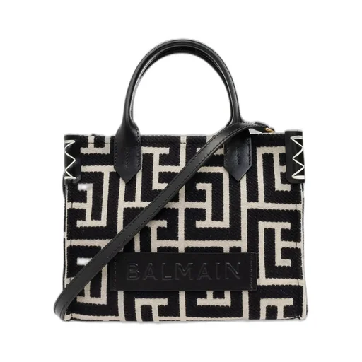 B Army Monogram Jacquard Small Tote Bag