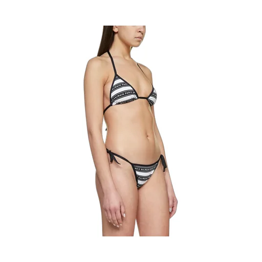 Logo Printed Strapped Bikini