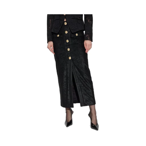 Baroque Pattern Midi Skirt