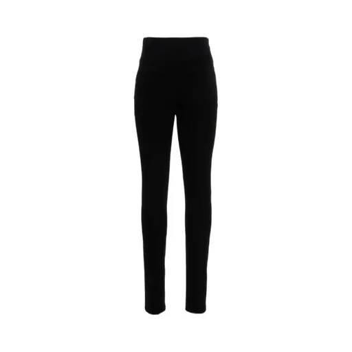 High Waist Slim Fit Trousers