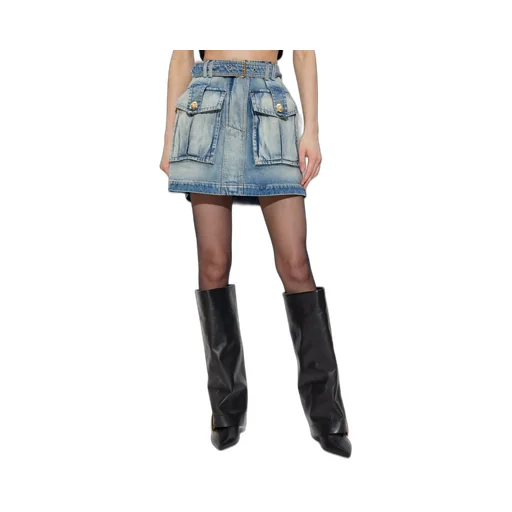 Pocket Mini Denim Skirt