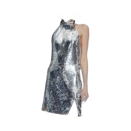 Sequinned Halterneck Dress