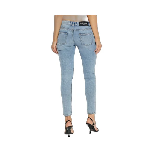 Logo Patch Skinny Jeans