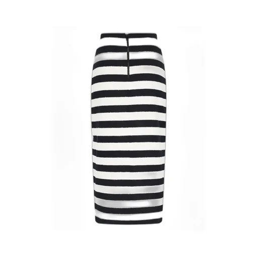 Striped Long Skirt