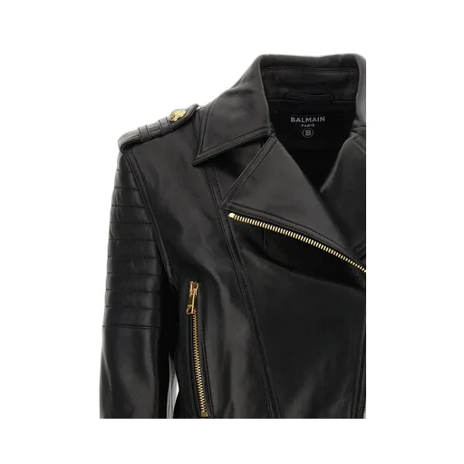 Zipped Leather Jacket