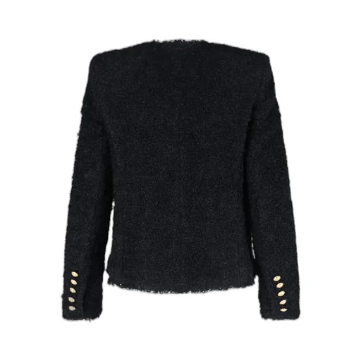 Button Detailed Straight Hem Jacket