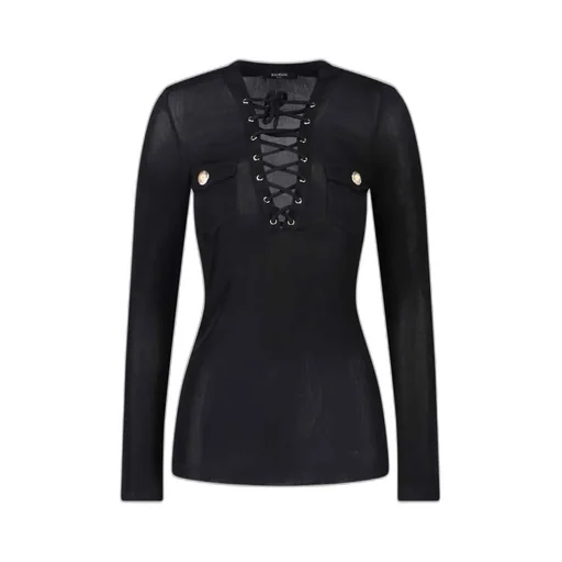 Long Sleeved Straight Hem Top