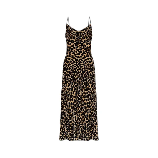 Leopard Printed Maxi Dress