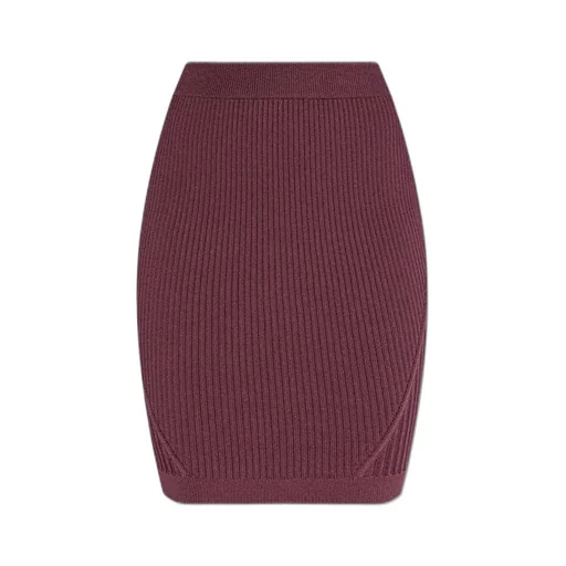 Ribbed Pencil Skirt