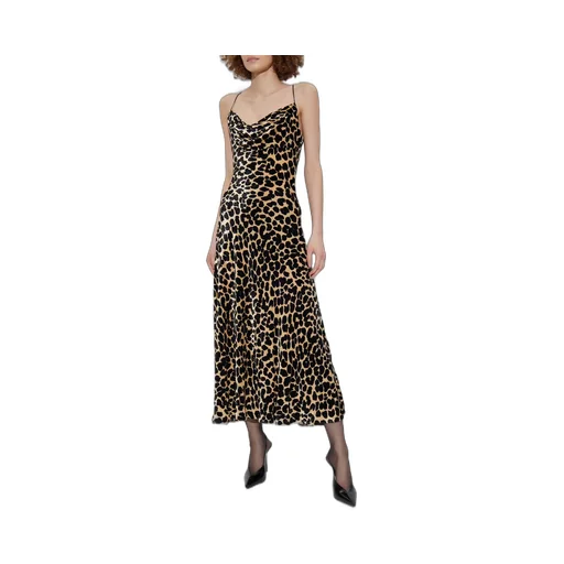 Leopard Printed Maxi Dress