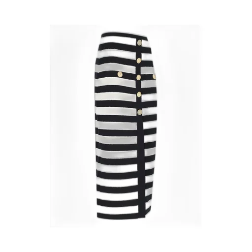 Striped Long Skirt