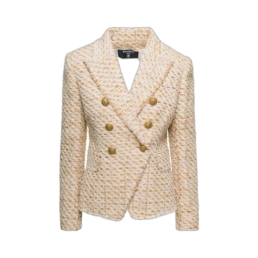 Double Breasted Tweed Jacket