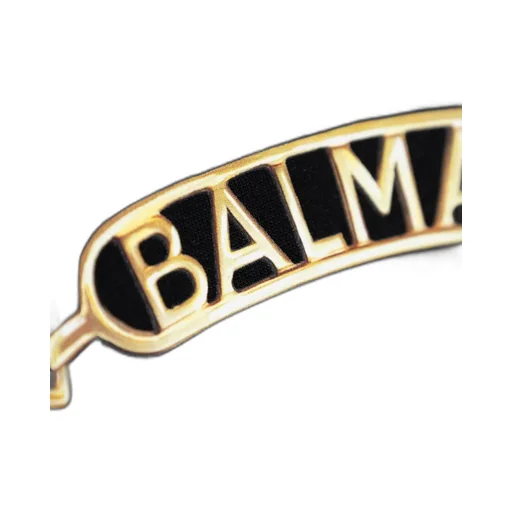 Short-Sleeved Balmain Chain Print T-Shirt