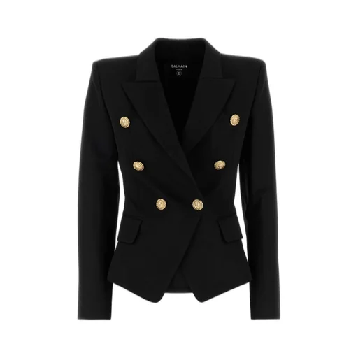 Double-Breasted Long Sleeved Blazer