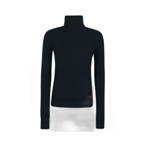 Fine Knit Turtleneck Jumper