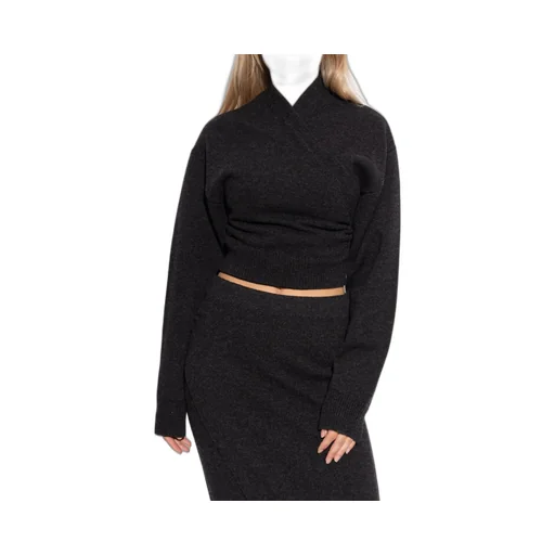 Cross-Over Knit Sweater